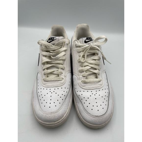 Size 9.5 - Nike Court Vision Next Nature Low White Black - Picture 3 of 9